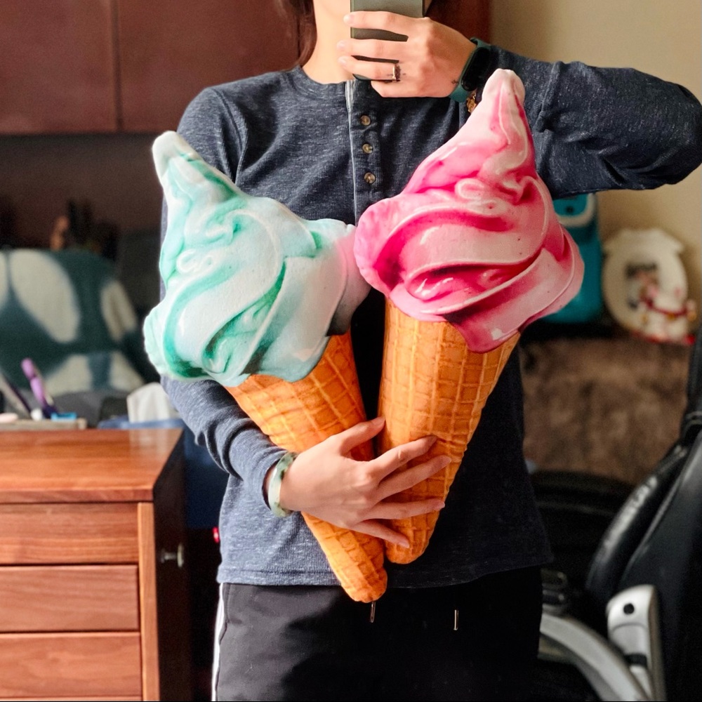 ice cream set plush toys